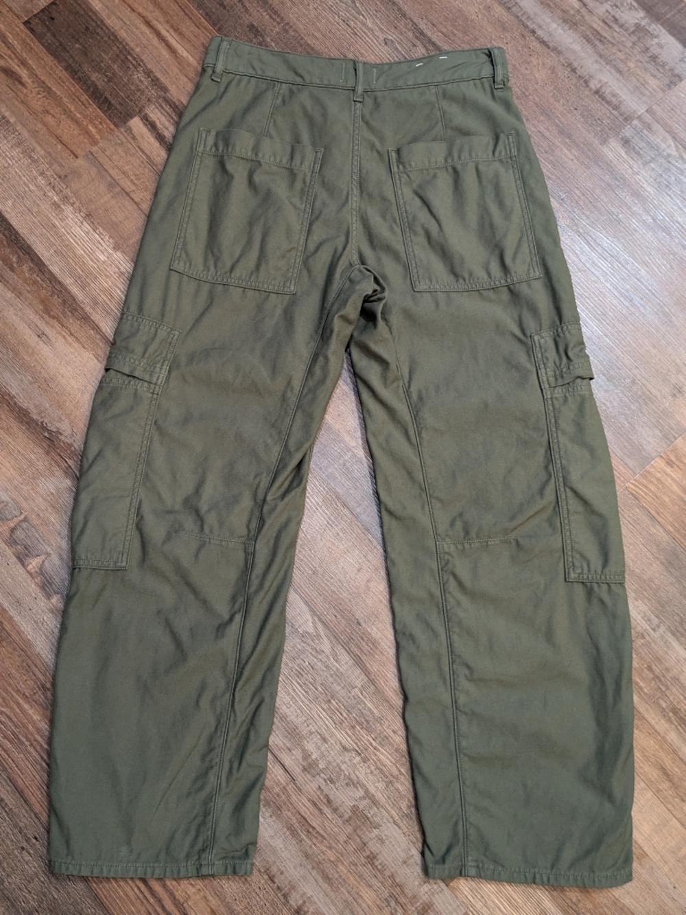 Citizens of Humanity Marcelle Cargo Barrel Pant Trouser in Dogwood Olive Sz 26 - Picture 4 of 16